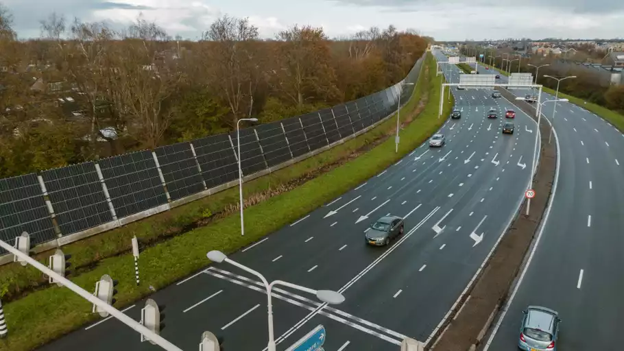 Energieleverend geluidscherm Alkmaar