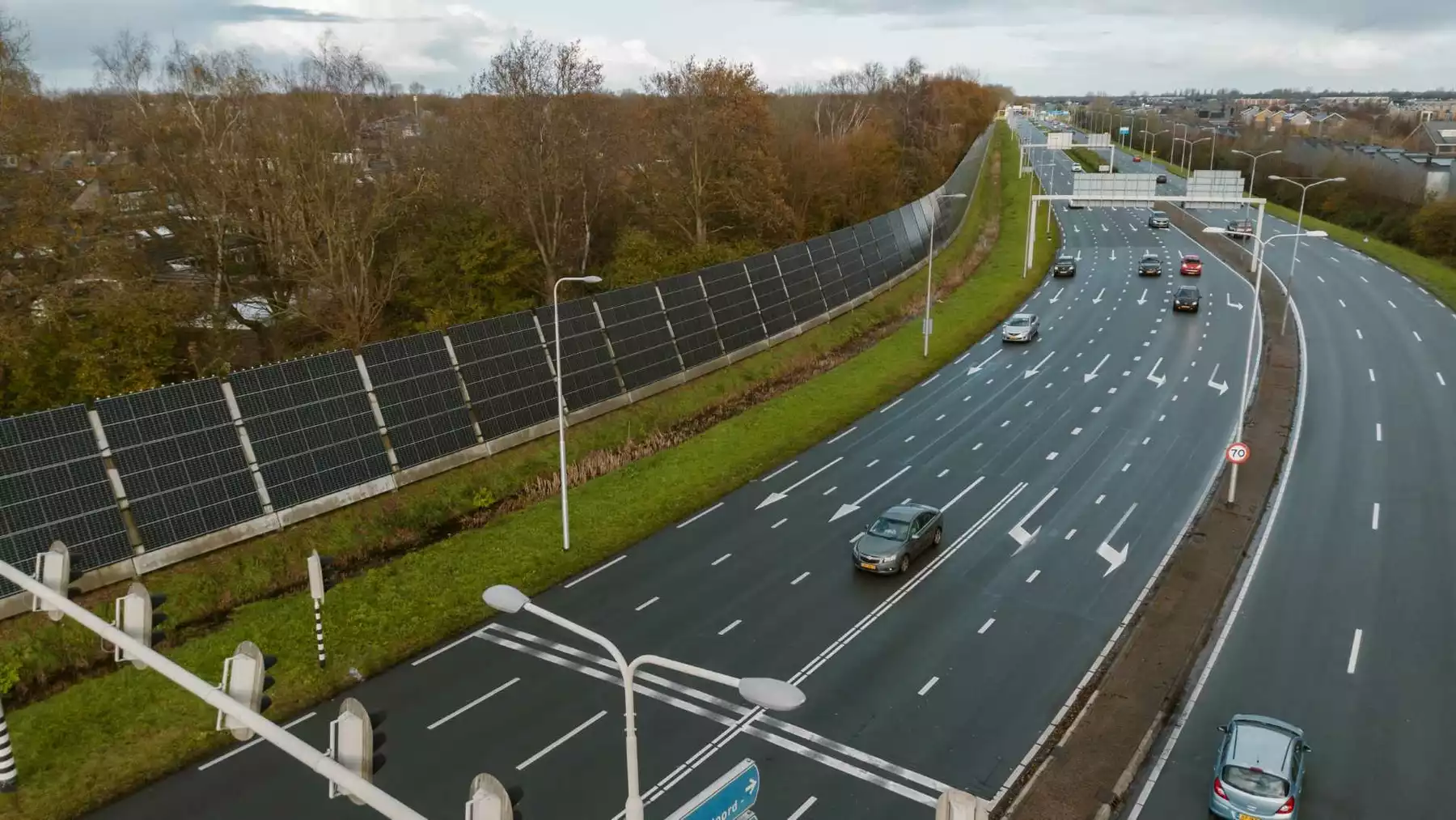 Energieleverend geluidscherm Alkmaar